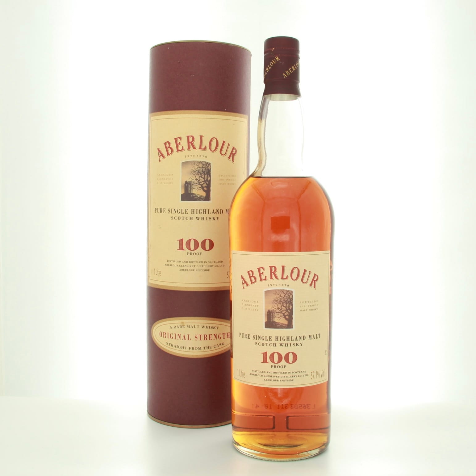 Aberlour 100° Proof (1990s Edition) 100cl 57.1% Scotland Speyside Whisky 