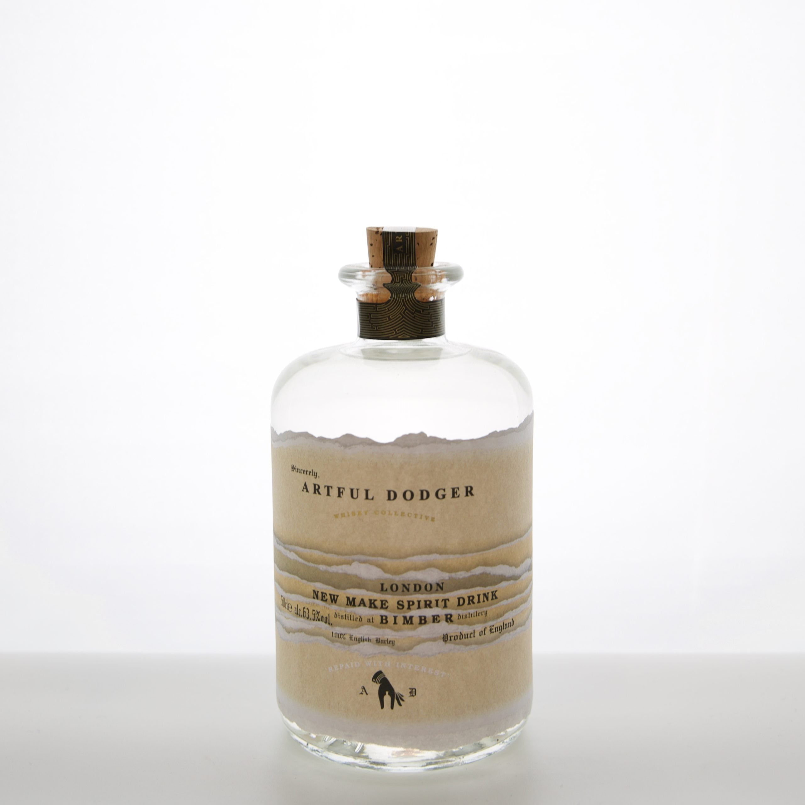 Bimber Artful Dodger New Make Spirit Drink 50cl 63.5% England Whisky