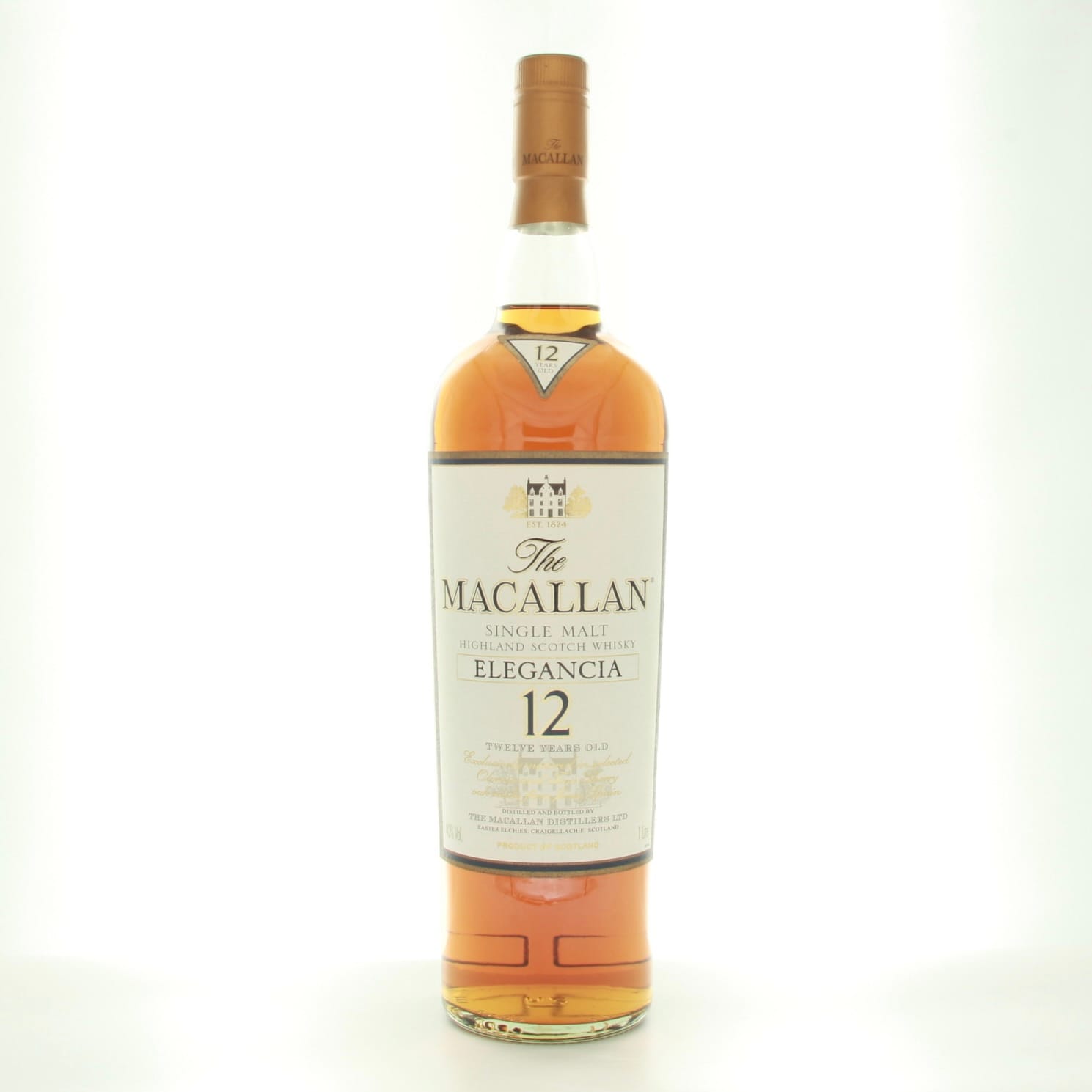 Macallan 12 Year Old Elegancia 100cl 40% Scotland Speyside Whisky 