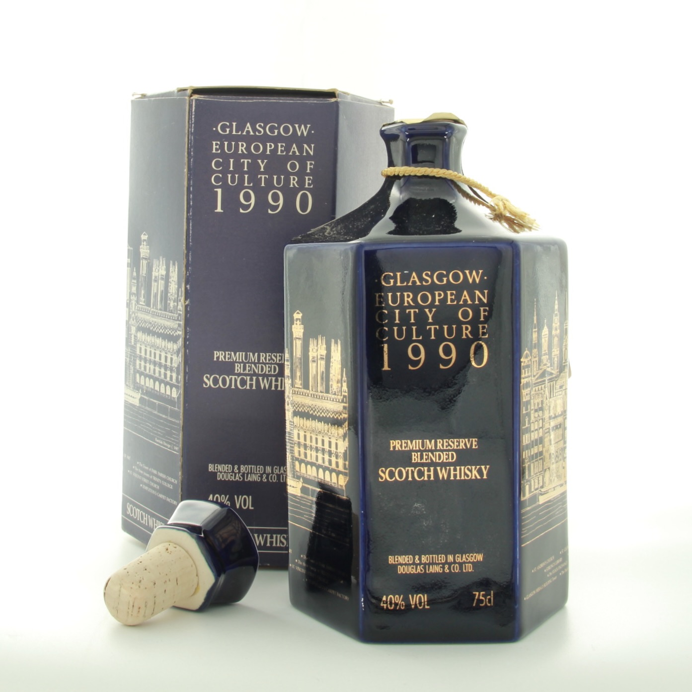 Glasgow European City Of Culture 1990 75cl 40% Scotland Whisky 