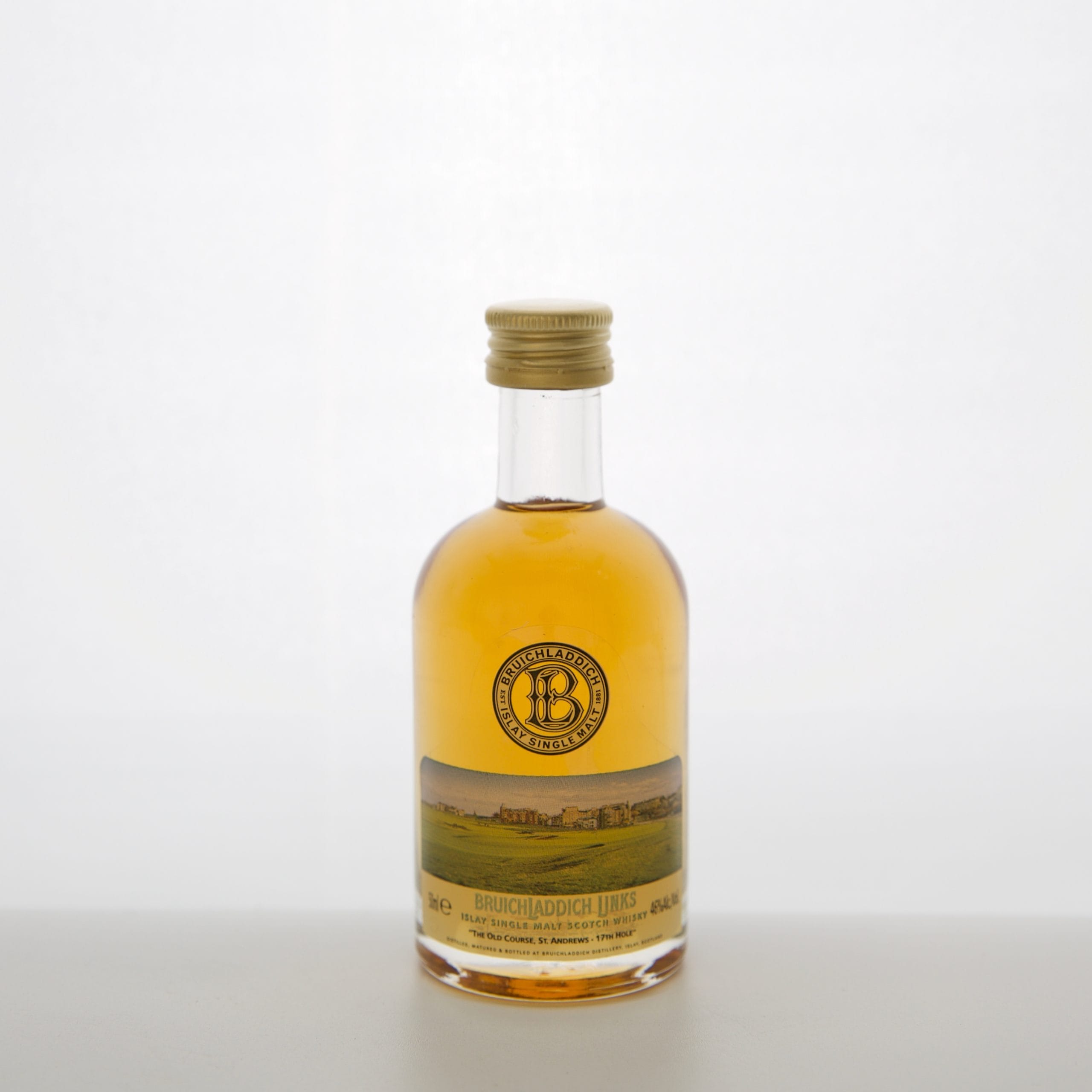 Bruichladdich Links The Old Course St Andrews 17th Hole Miniature 5cl 46% Islay Scotland Whisky 