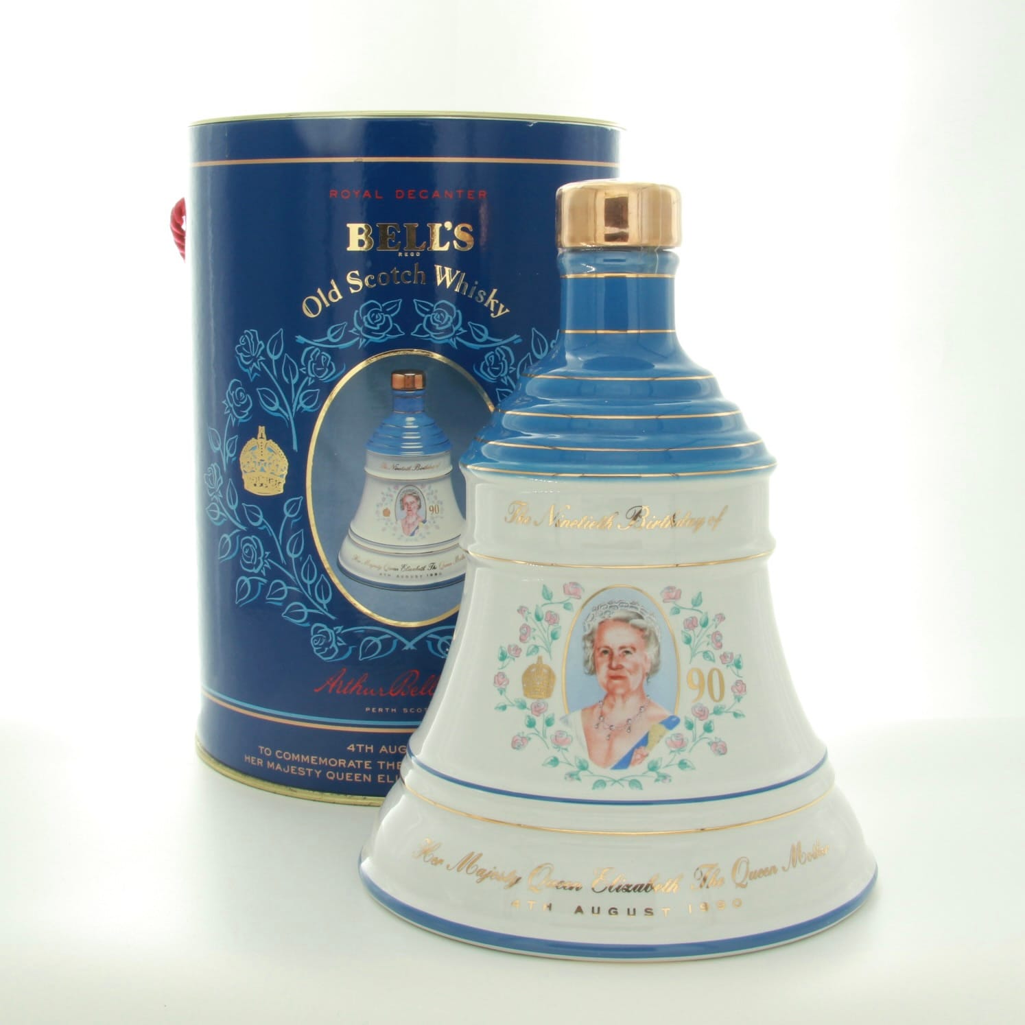 Bell’s Decanter Queen Mothers 90th Birthday 75cl 43% Scotland Whisky 