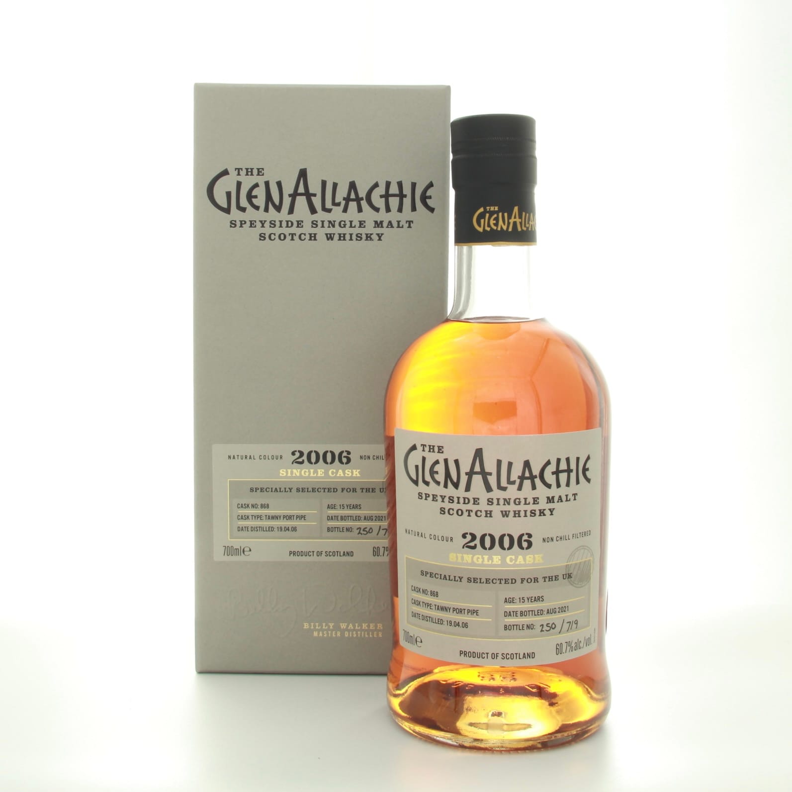 GlenAllachie 2006 Single Cask #868 70cl 60.7% Scotland Speyside Whisky 