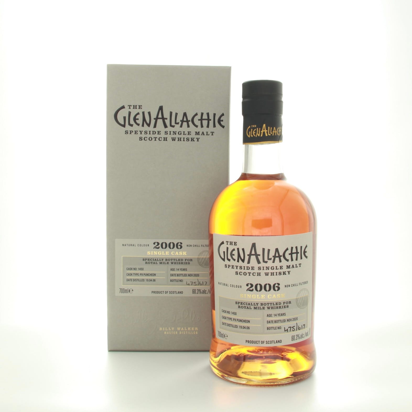 GlenAllachie 2006 Single Cask #1450 70cl 60.3% Scotland Speyside Whisky 