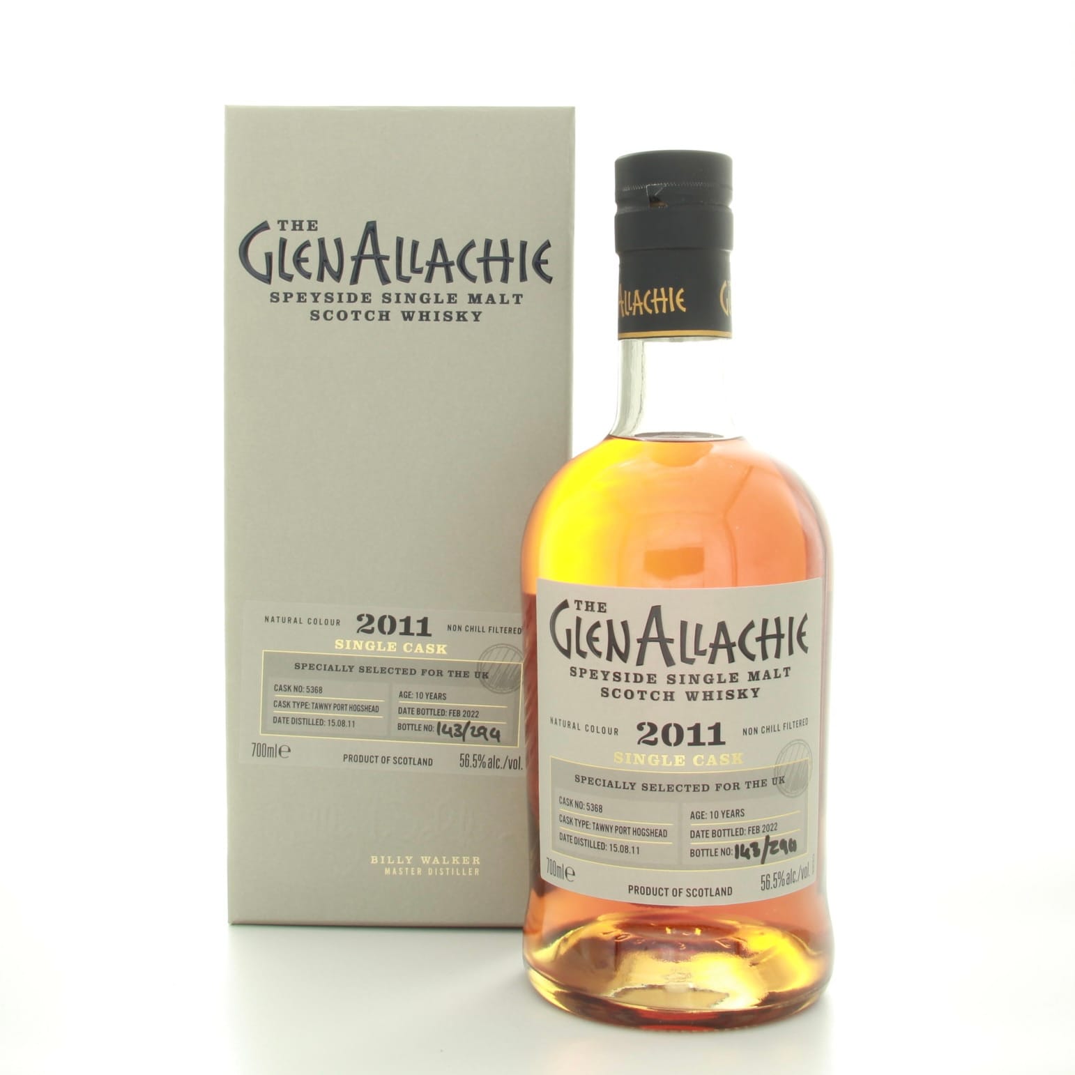 GlenAllachie 2011 Single Cask #5368 70cl 56.5% Scotland Speyside Whisky 