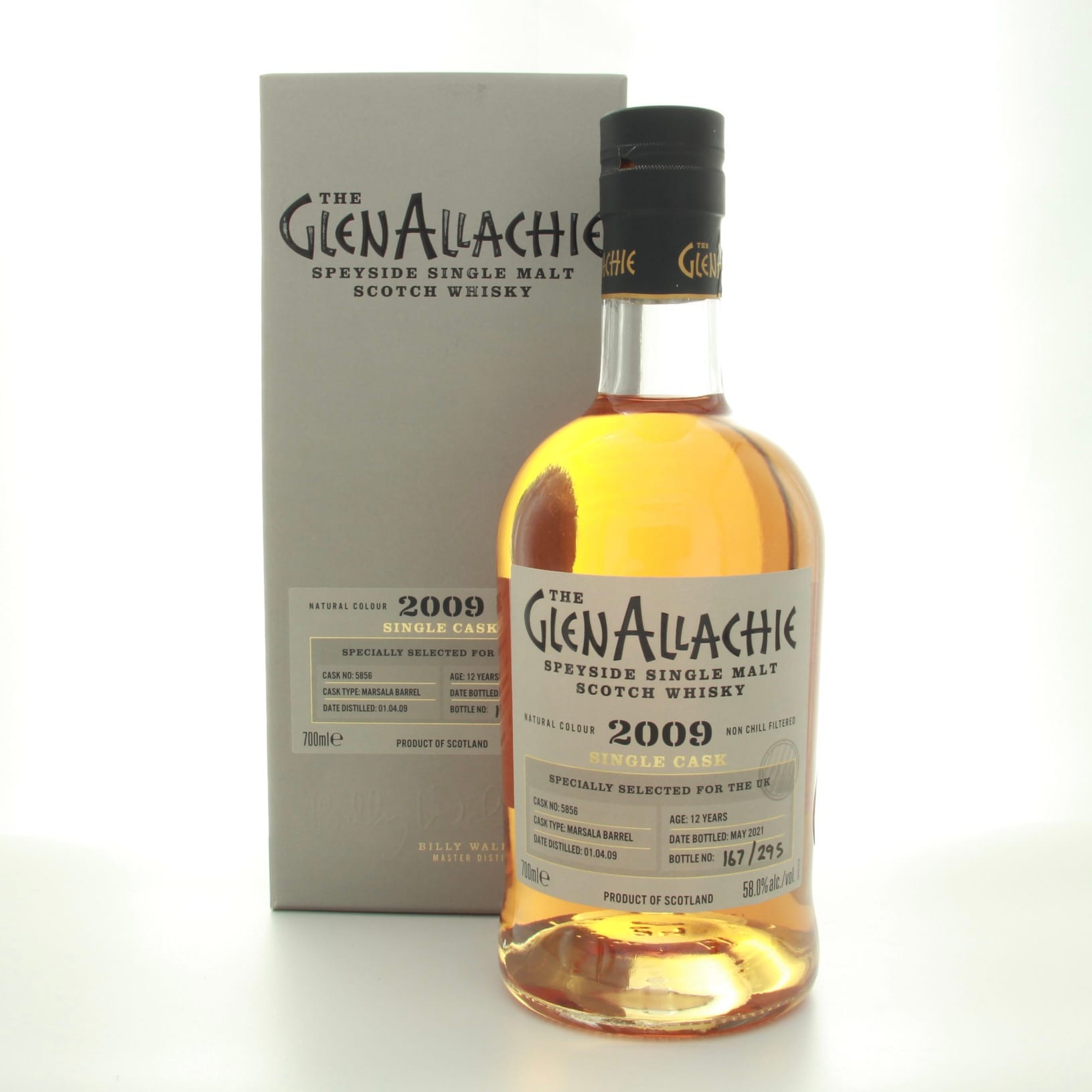 GlenAllechie 2009 Single Cask #5856 12 Years Old 70cl 58% Scotland Speyside Whisky
