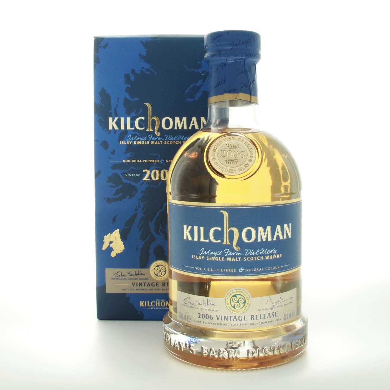 Kilchoman 2006 Vintage (Numbered Bottles) 70cl 46% Islay Scotland Whisky 