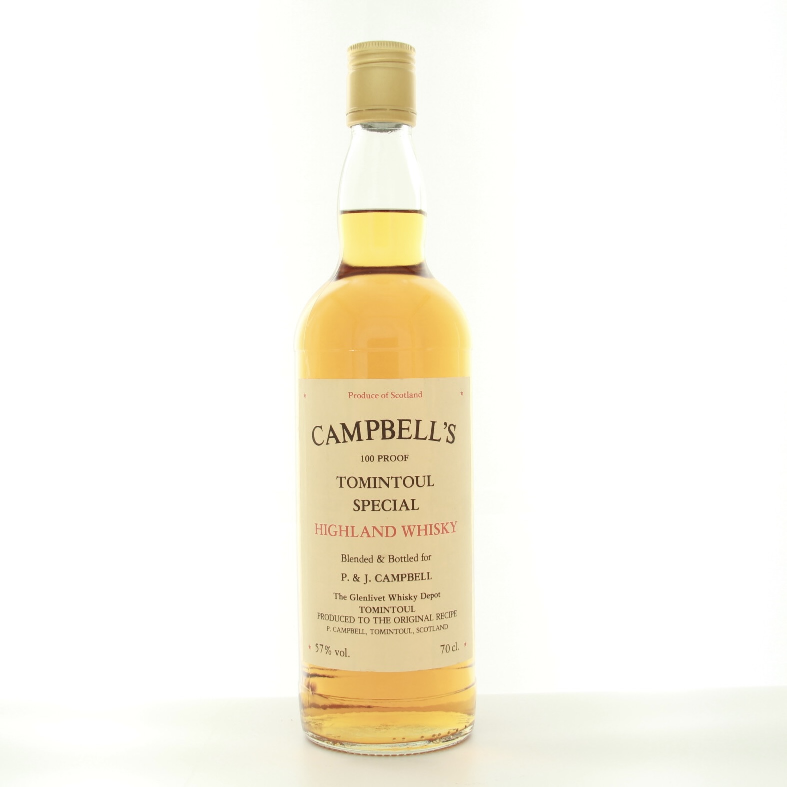 Campbell’s Tomintoul Special 70cl 57% Scotland Whisky 