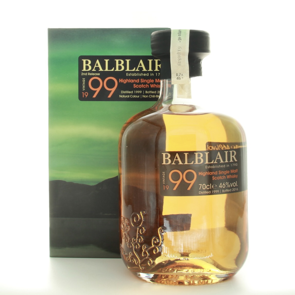 Balblair 1999 2nd Release 70cl 46% Highlands Scotland Whisky 