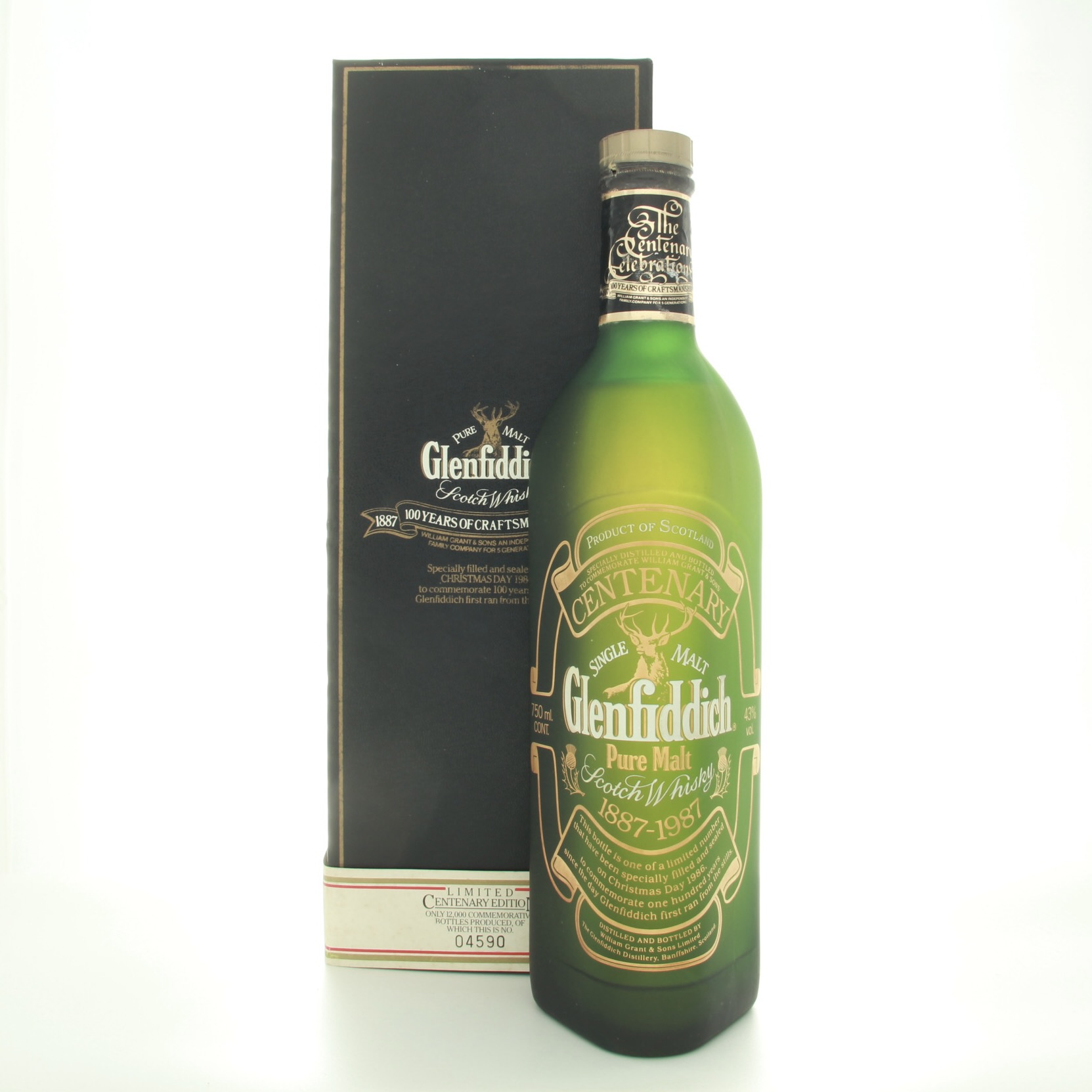 Glenfiddich Centenary Limited Edition 1887 – 1987 75cl 43% Scotland Speyside Whisky 