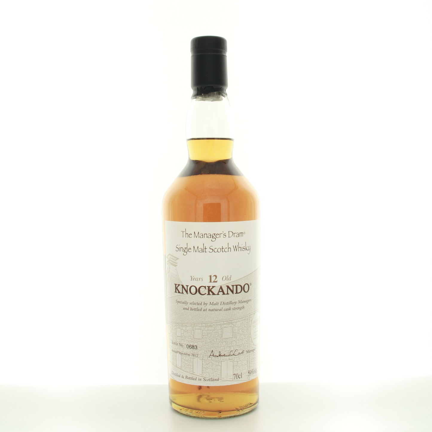 Knockando 12 Year Old (Managers Dram) 70cl 59% Scotland Speyside Whisky 