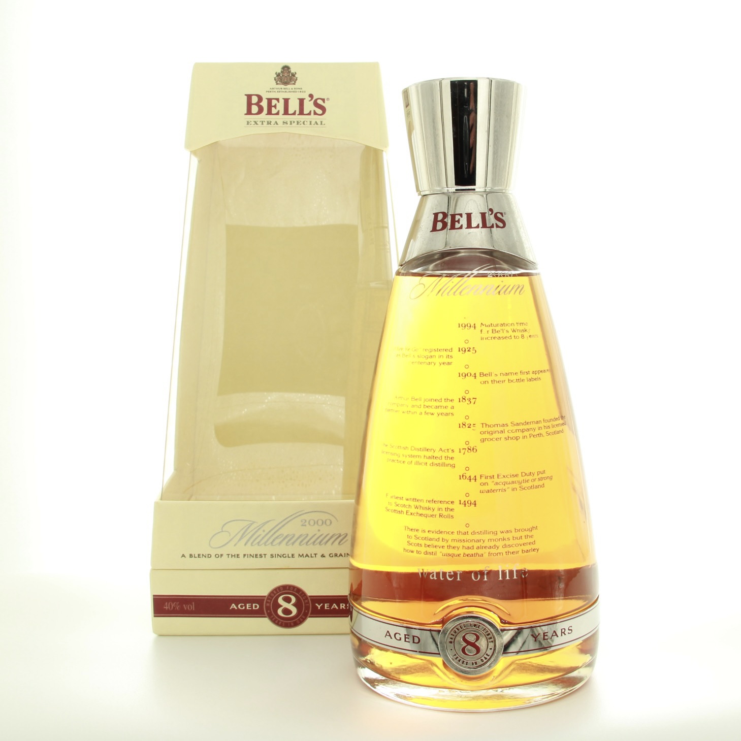 Bell’s 8 Year Old Millennium Decanter 70cl 40% Scotland Whisky 