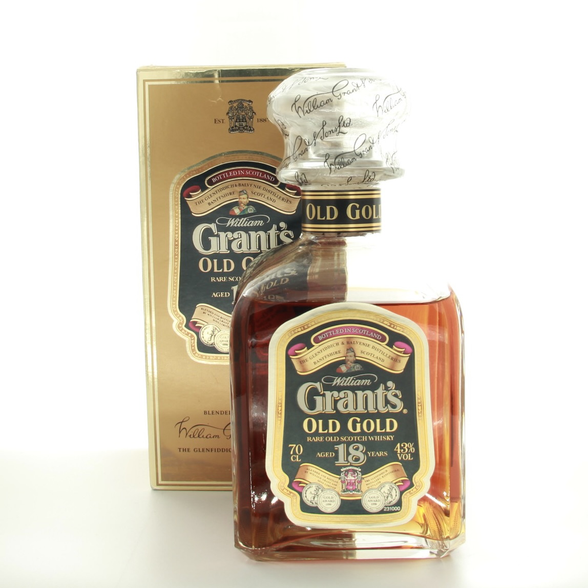 Grant’s Gold 18 Year Old 70cl 43% Scotland Whisky 
