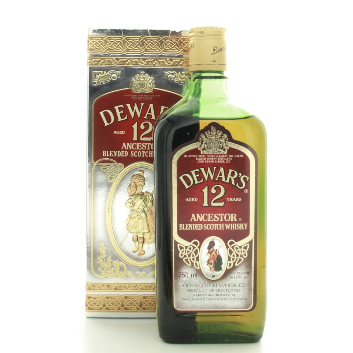 Dewar’s 12 Year Old Ancestor (1980s Edition) 75cl 43.4% Scotland Whisky 