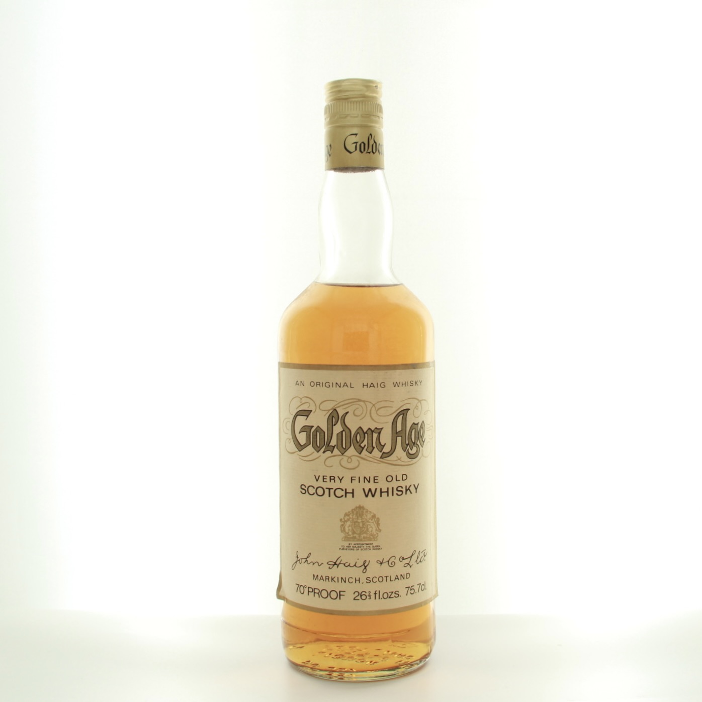 Golden Age Very Fine Old Scotch Whisky (1970s Edition) 75.7cl 70 Proof% Scotland Whisky 