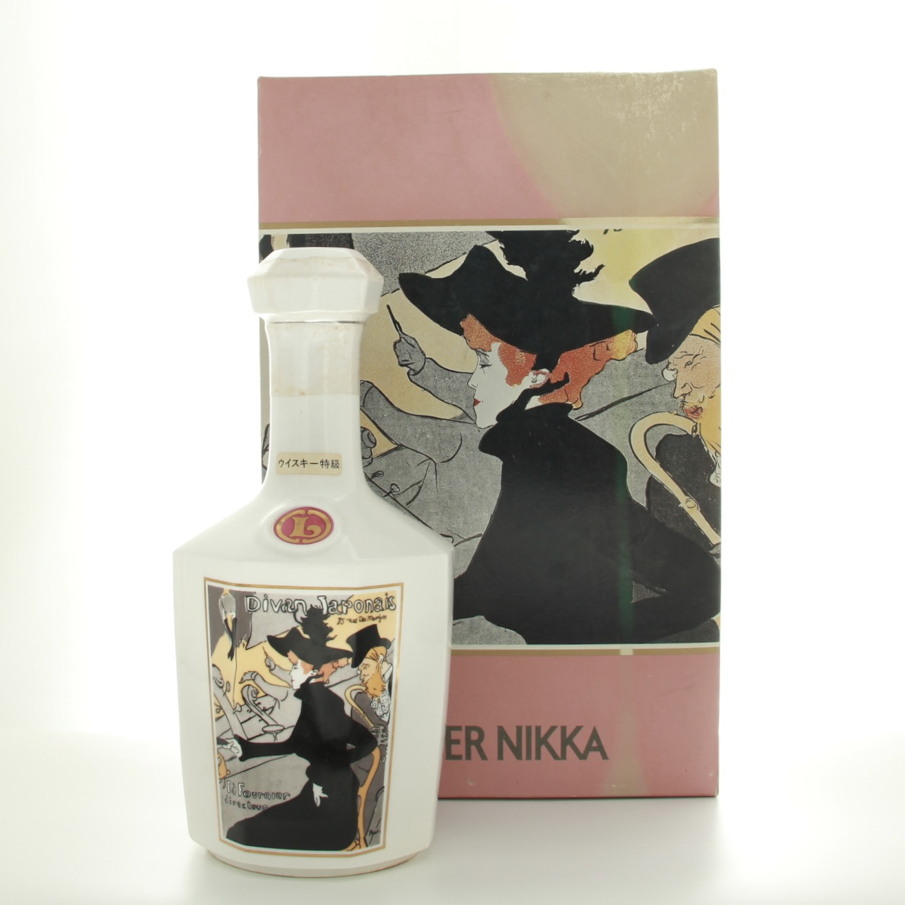 Nikka Super Toulouse-Lautrec Ceramic Decanter 50cl 43% Japan Whisky 