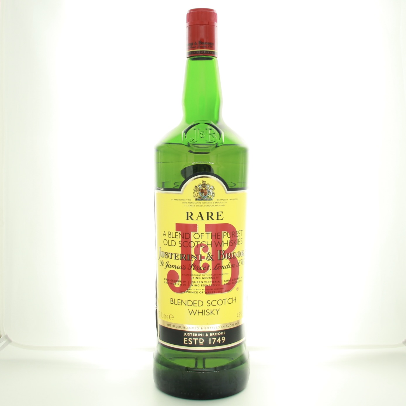 J & B Rare 3lt 300cl 43% Scotland Whisky 