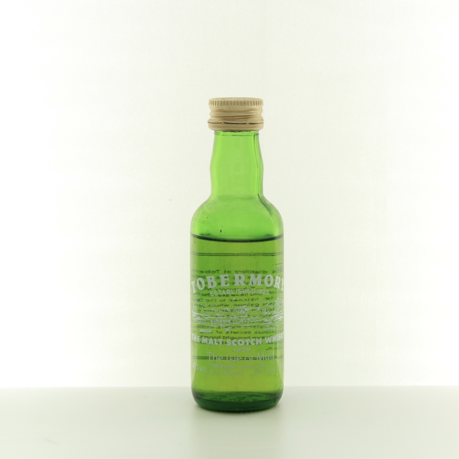 Tobermory From The Isle Of Mull 1980s Miniature 5cl 40% Islands Scotland Whisky