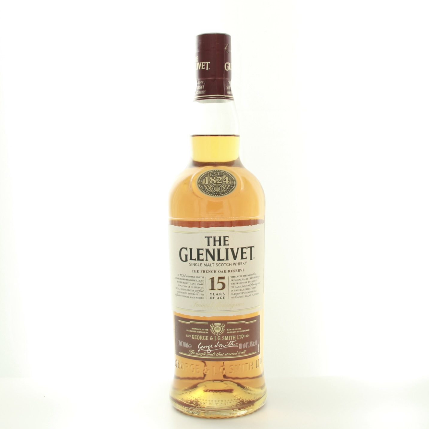 Glenlivet 15 Years Old French Oak Reserve 2011 Edition 70cl 40% Scotland Speyside Whisky 