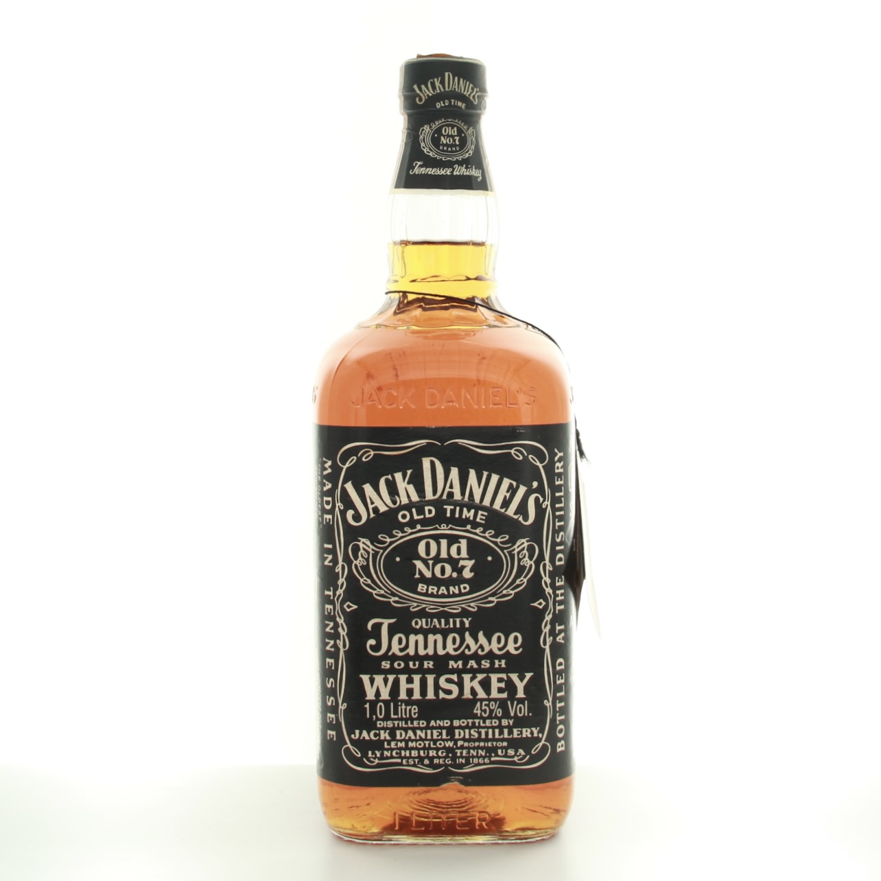 Jack Daniel’s Old No.7 1lt (1980s Edition) 100cl 45% Tennessee USA Whisky