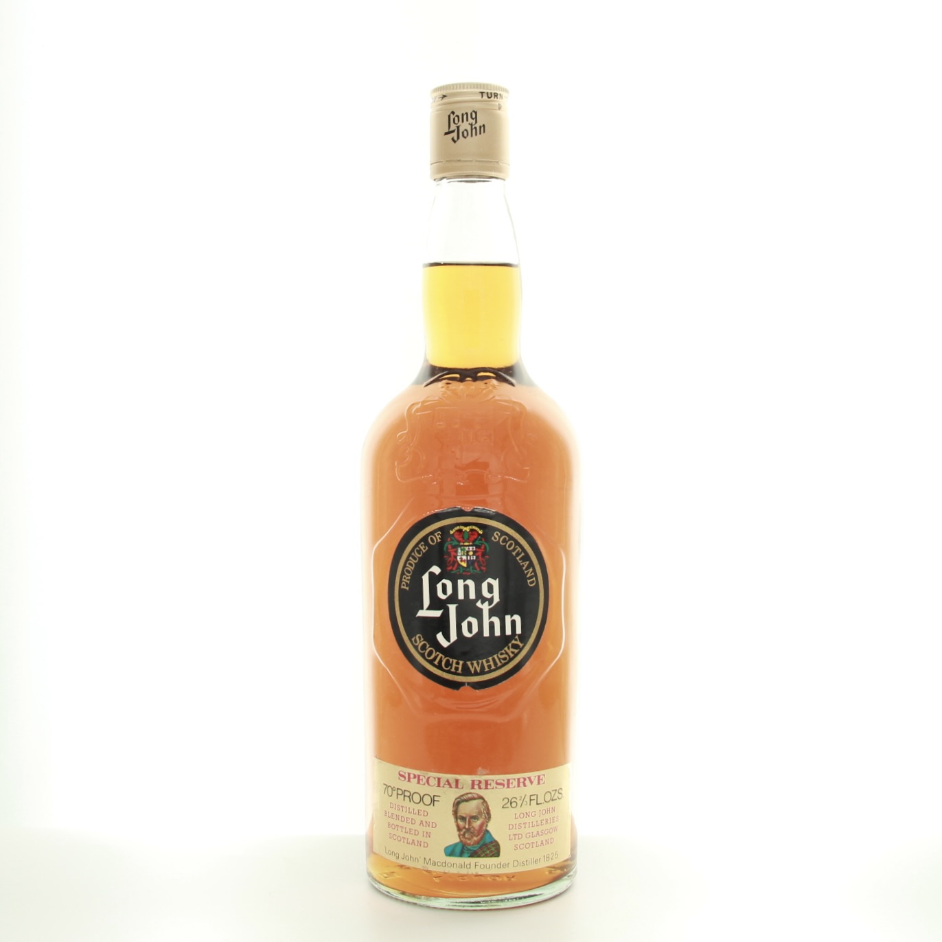 Long John Special Reserve (1970s Edition) 75.7cl 70 Proof% Scotland Whisky 