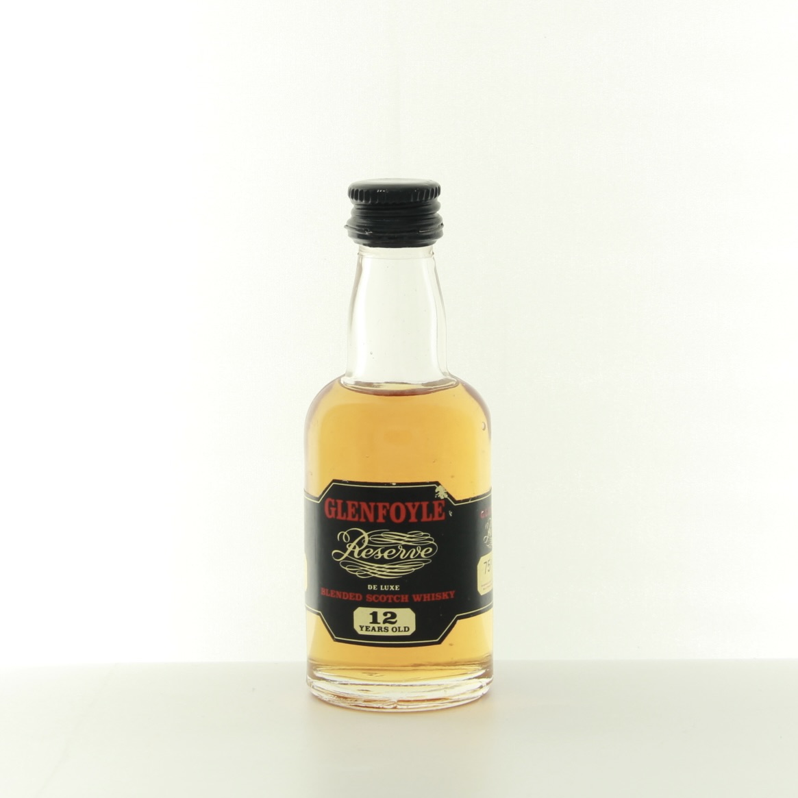 Glenfoyle Reserve De Luxe 12 years Miniature 4cl 75 Proof% Lowland Scotland Whisky 