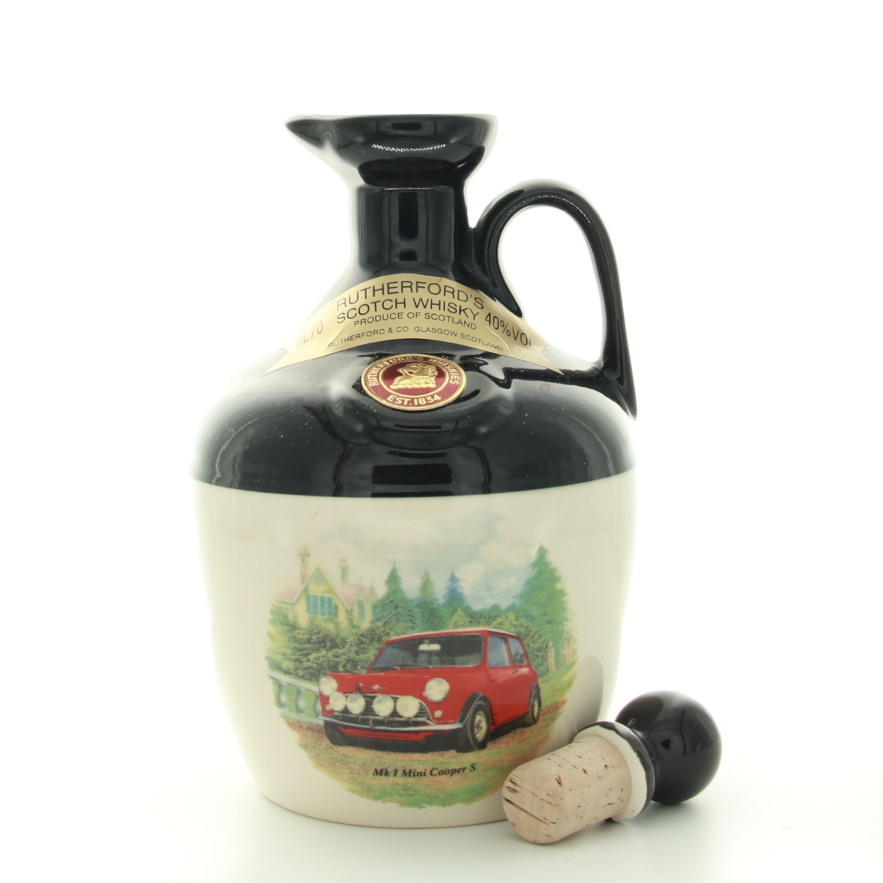 Rutherford Flagon Decanter – Mk1 Mini Cooper S (1980s Edition) 70cl 40% Blended Scotland Whisky 