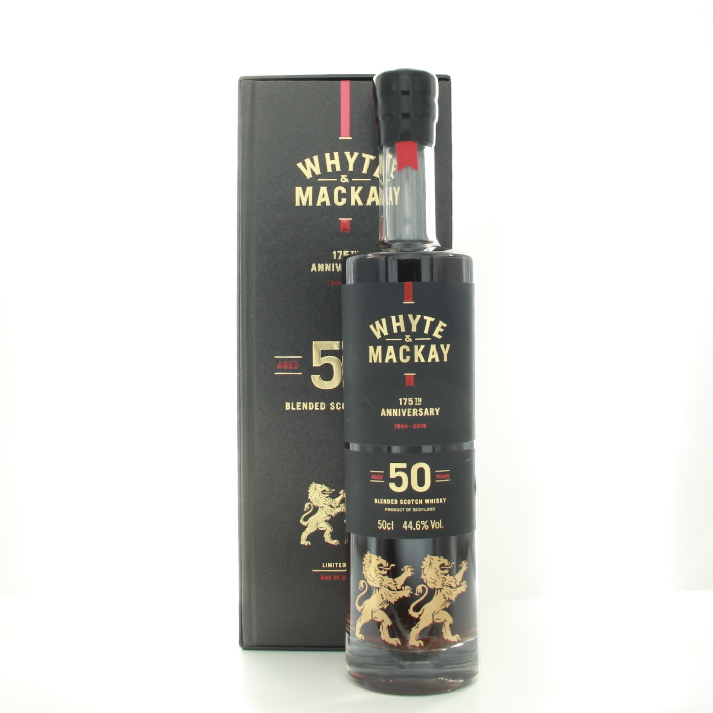 Whyte & Mackay 50 Year Old 175th Anniversary 50cl 44.6% Blended Scotland Whisky 