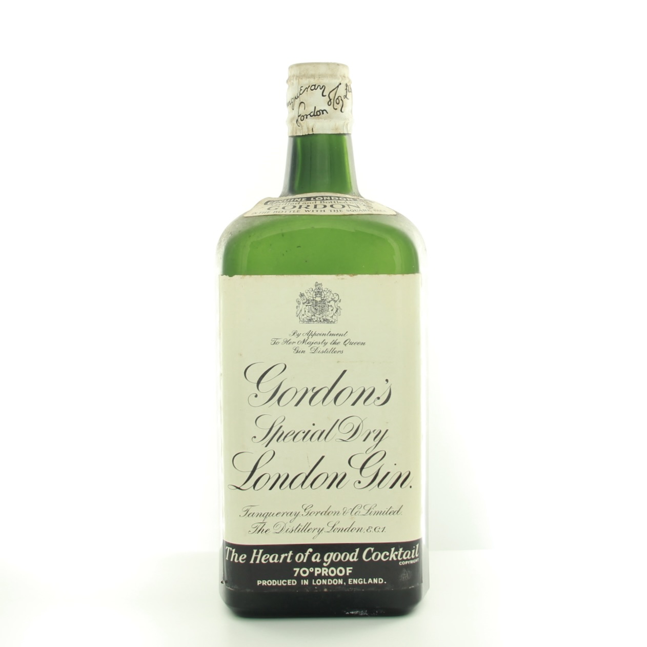 Gordon’s Special Dry London Gin (1960s Edition) 75cl 70 Proof% England Gin London