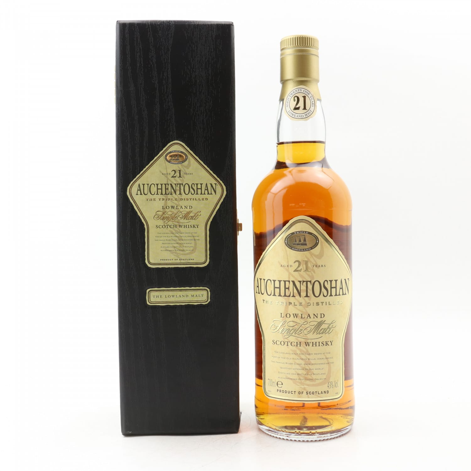 Auchentoshan 21 Year Old (Old Labeling) 70cl 43% Lowlands Scotland Whisky 