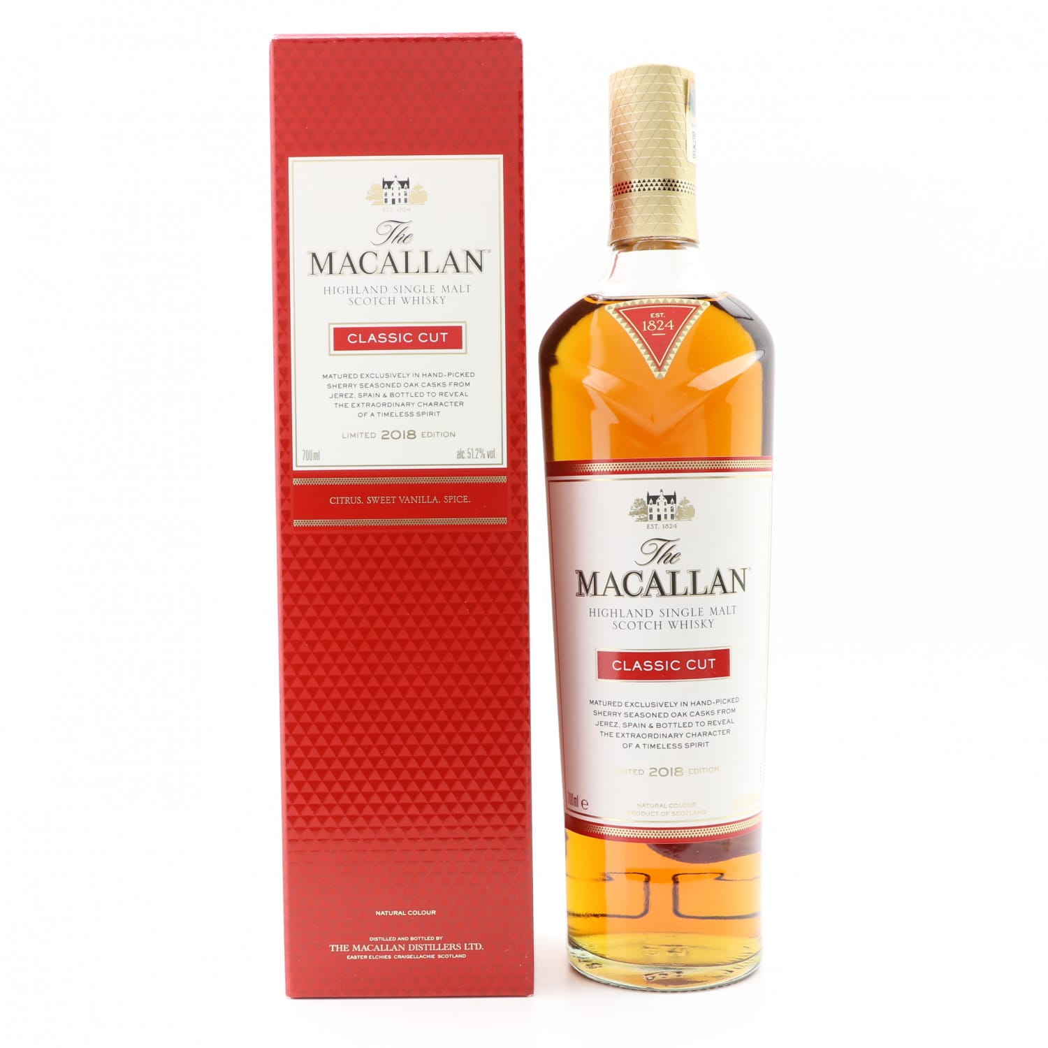 Macallan Classic Cut 2018 Edition 70cl 51.2% Scotland Speyside Whisky 