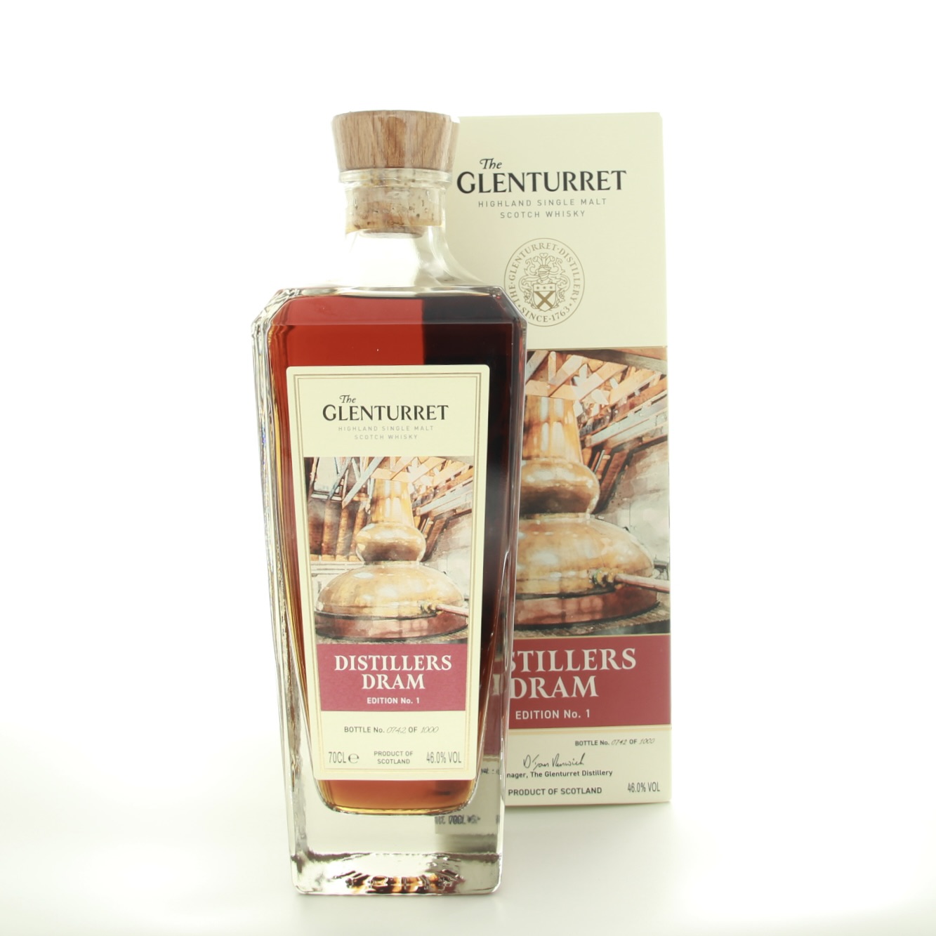 The Glenturret Distillers Dram Edition No. 1 70cl 46% Highlands Scotland Whisky 