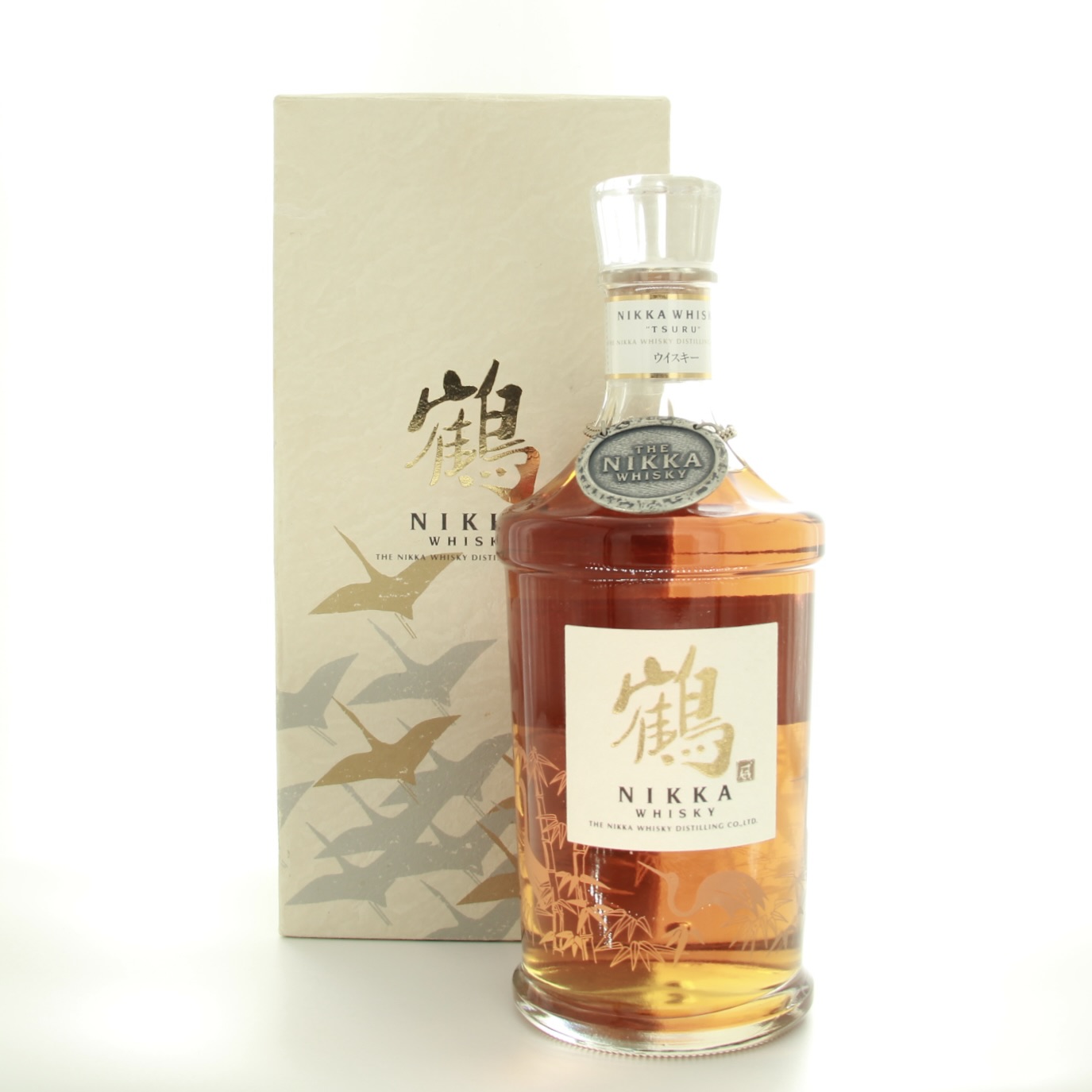 Nikka “Tsuru” Glass Decanter, Special Engraved Cranes Edition 75cl 43% Japan Whisky