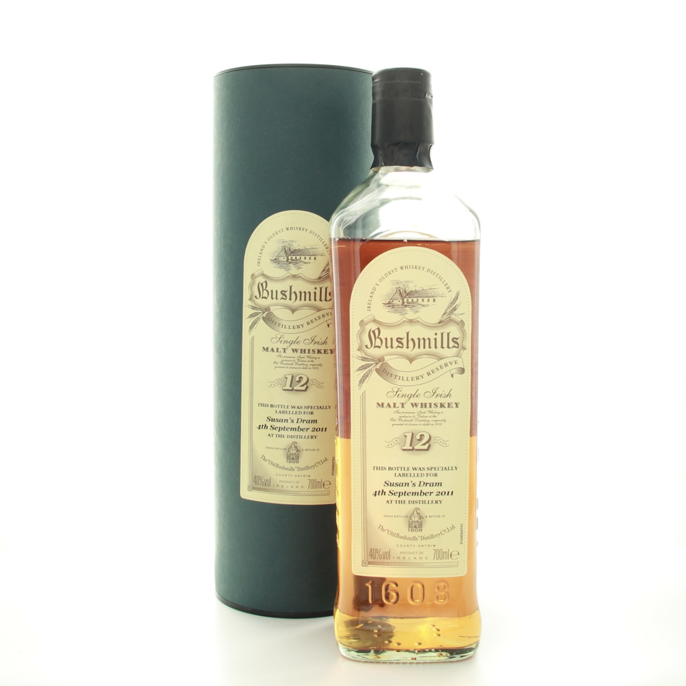 Bushmills 12 Year Old Distillery Reserve Susan’s Dram 70cl 40% Ireland Whisky 