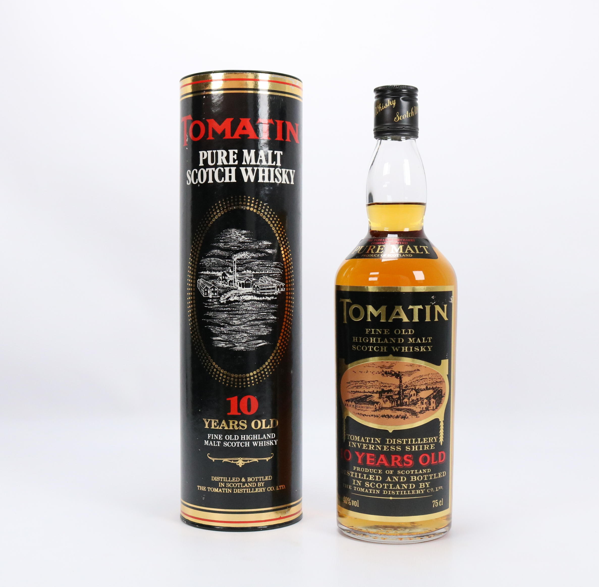 Tomatin 10 Year Old (1980s Edition) 75cl 40% Highlands Scotland Whisky 