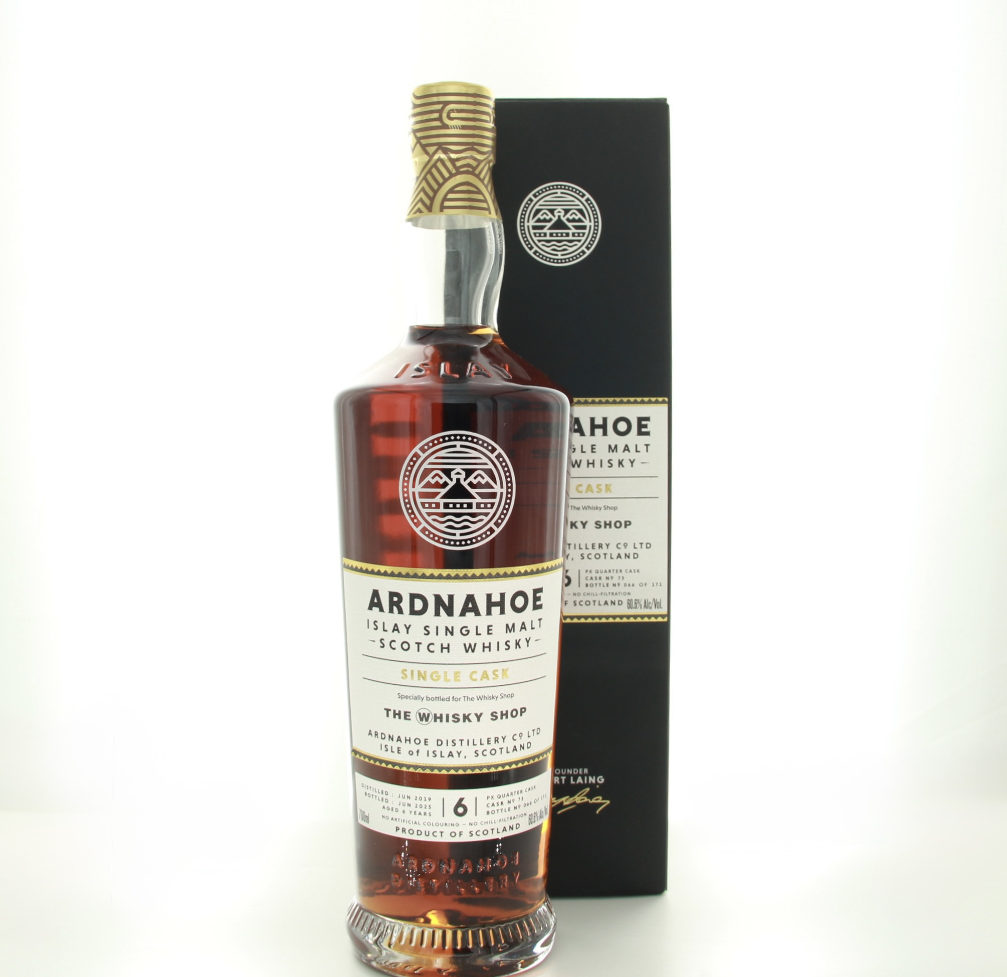 Ardnahoe 6 Year Old Single Cask No. 73 – Manager’s Selection 70cl 60.6% Islay Scotland Whisky 