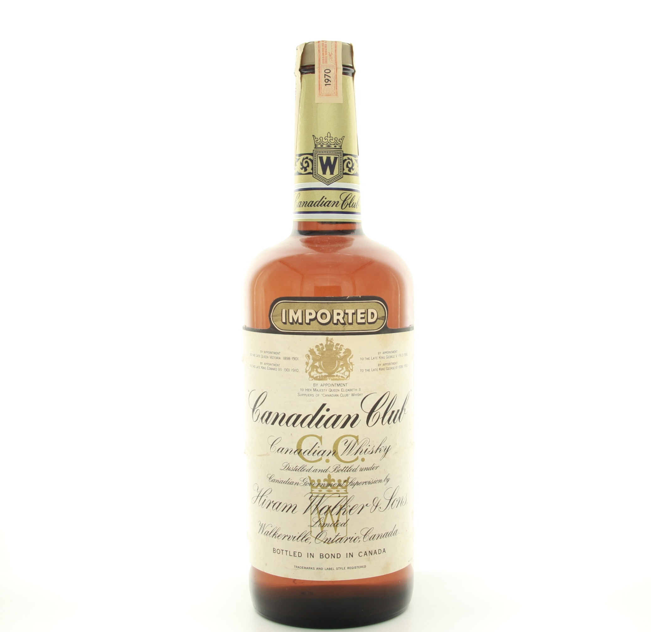 Canadian Club Imported 6 Year Old 1980 75cl 43.4% Canada Whisky 