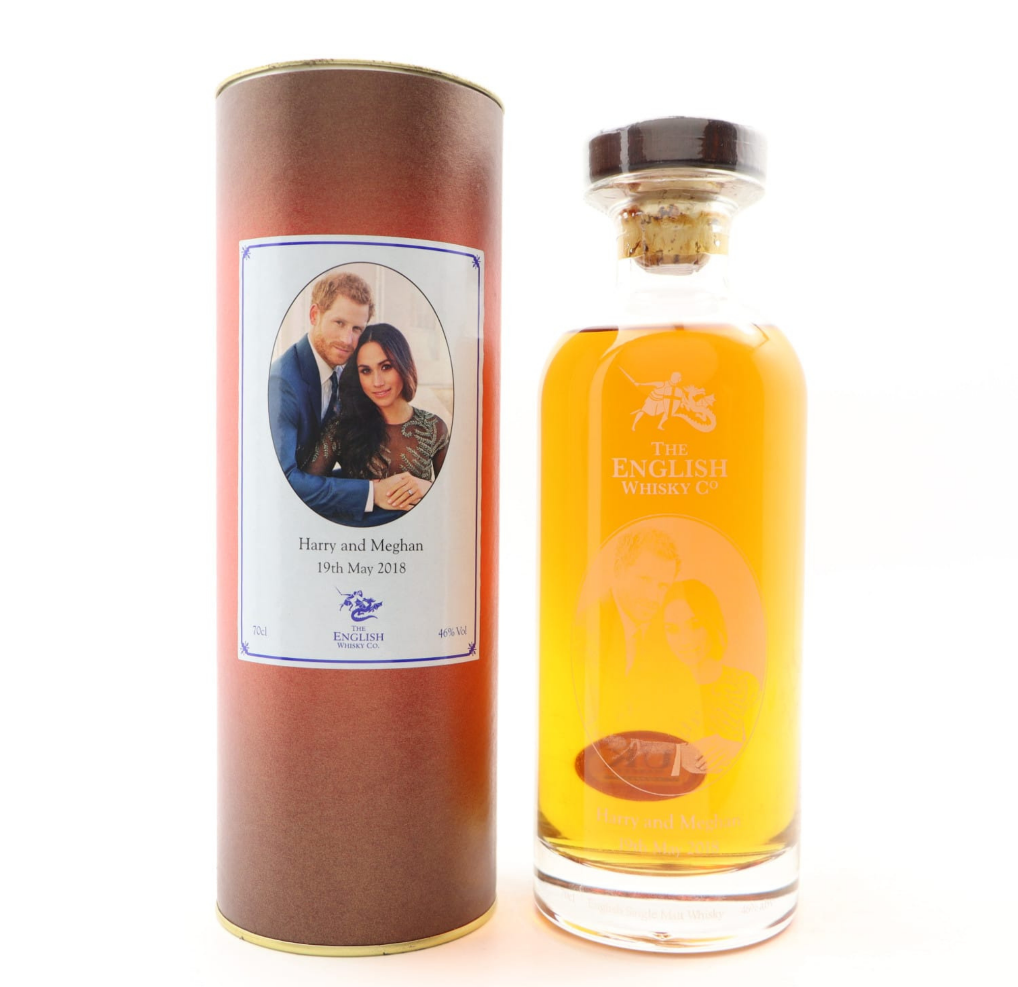 English Whisky Co Royal Marriage Harry & Meghan 70cl 46% England Whisky 