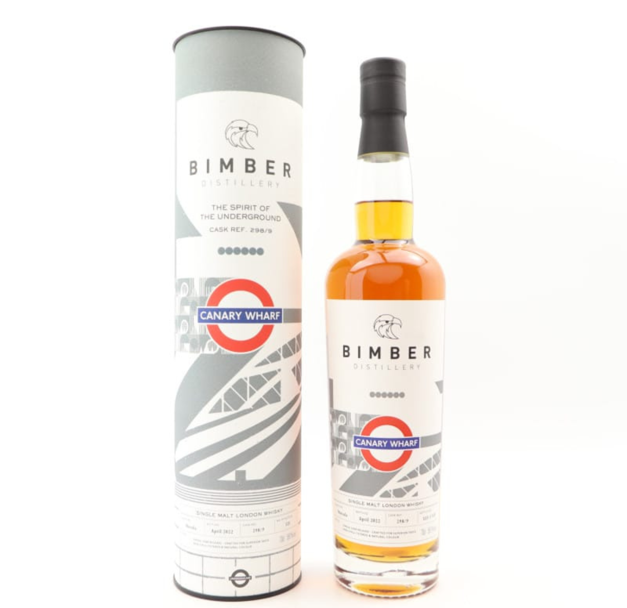 Bimber – The Spirit Of The Underground – Canary Wharf #298/9 70cl 58.1% England London Whisky