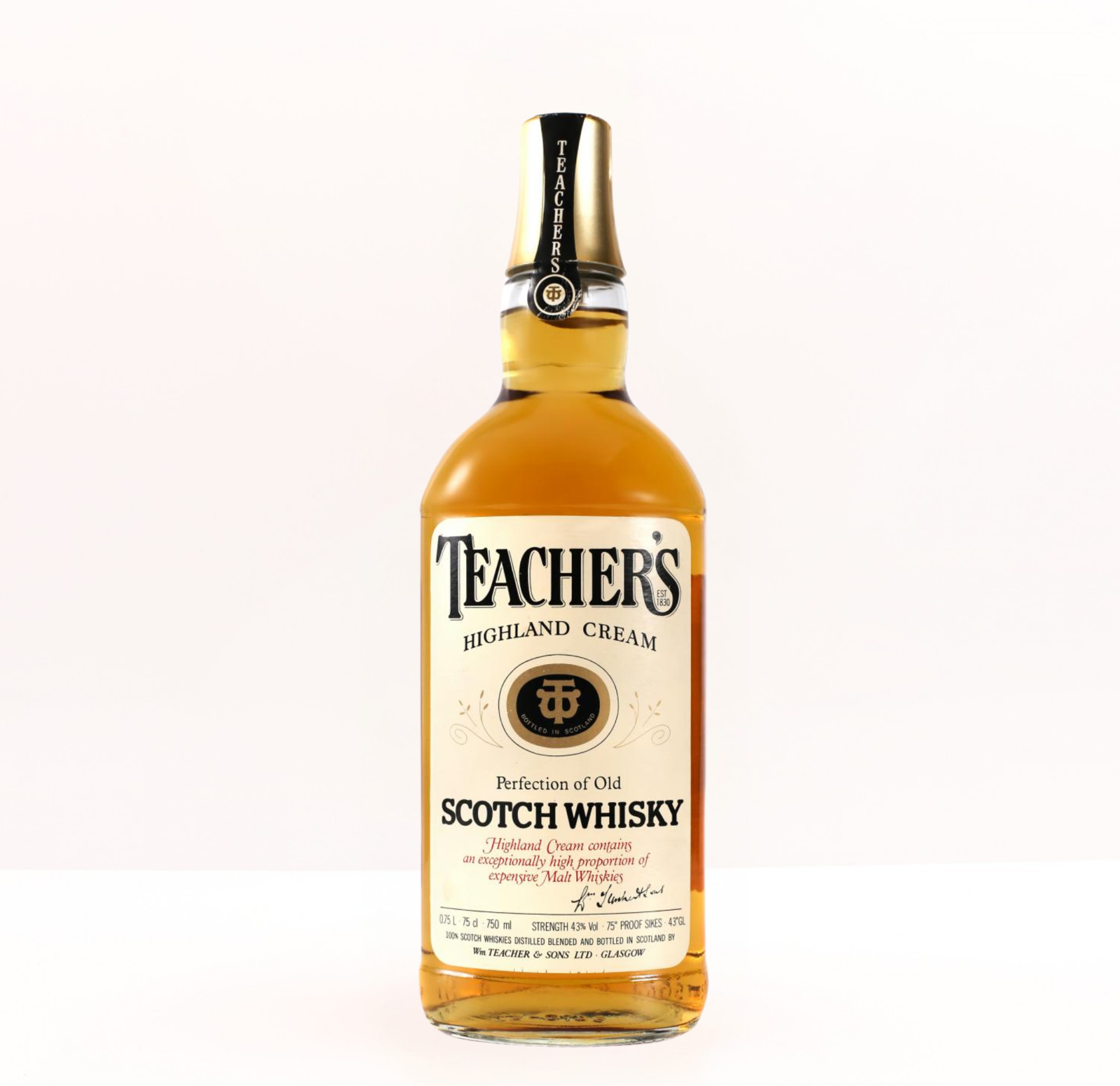Teacher’s Highland Cream (1970s Edition) 75cl 43% Blended Scotland Whisky 