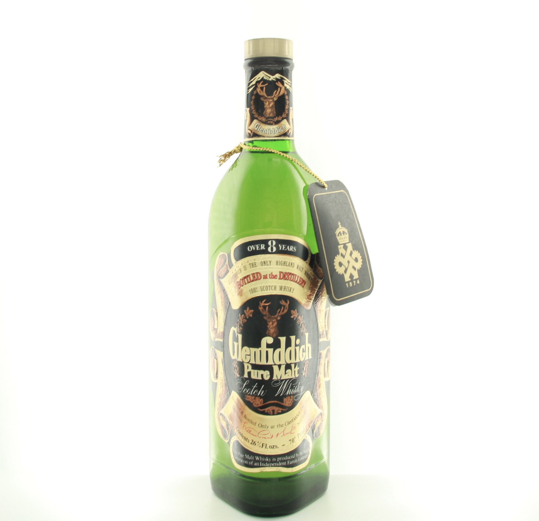 Glenfiddich 8 Year Old Pure Malt 1974 75.7cl 70 Proof% Scotland Speyside Whisky