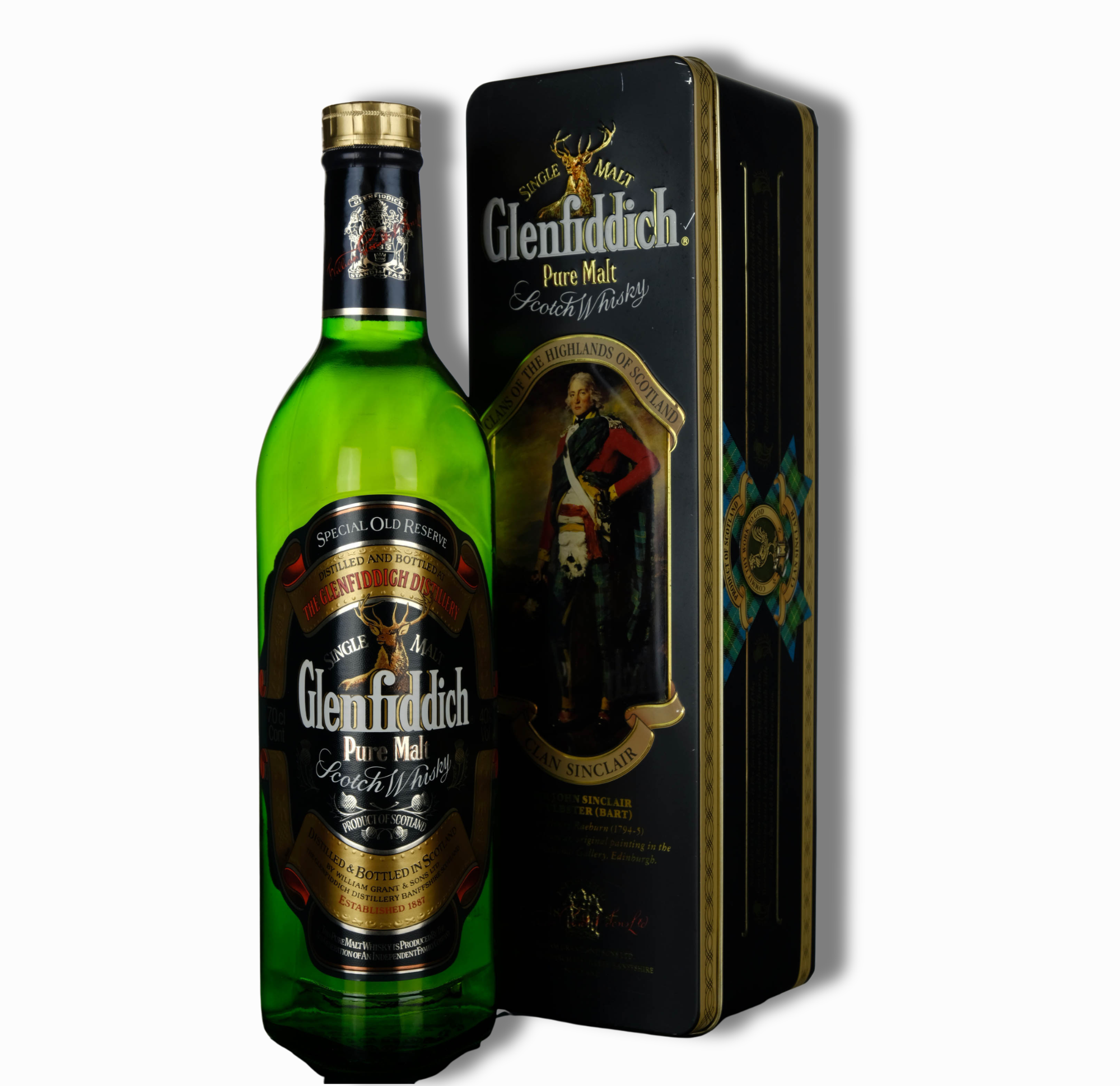 Glenfiddich Special Old Reserve Clan Sinclair (1990s Edition) 70cl 40% Scotland Speyside Whisky 
