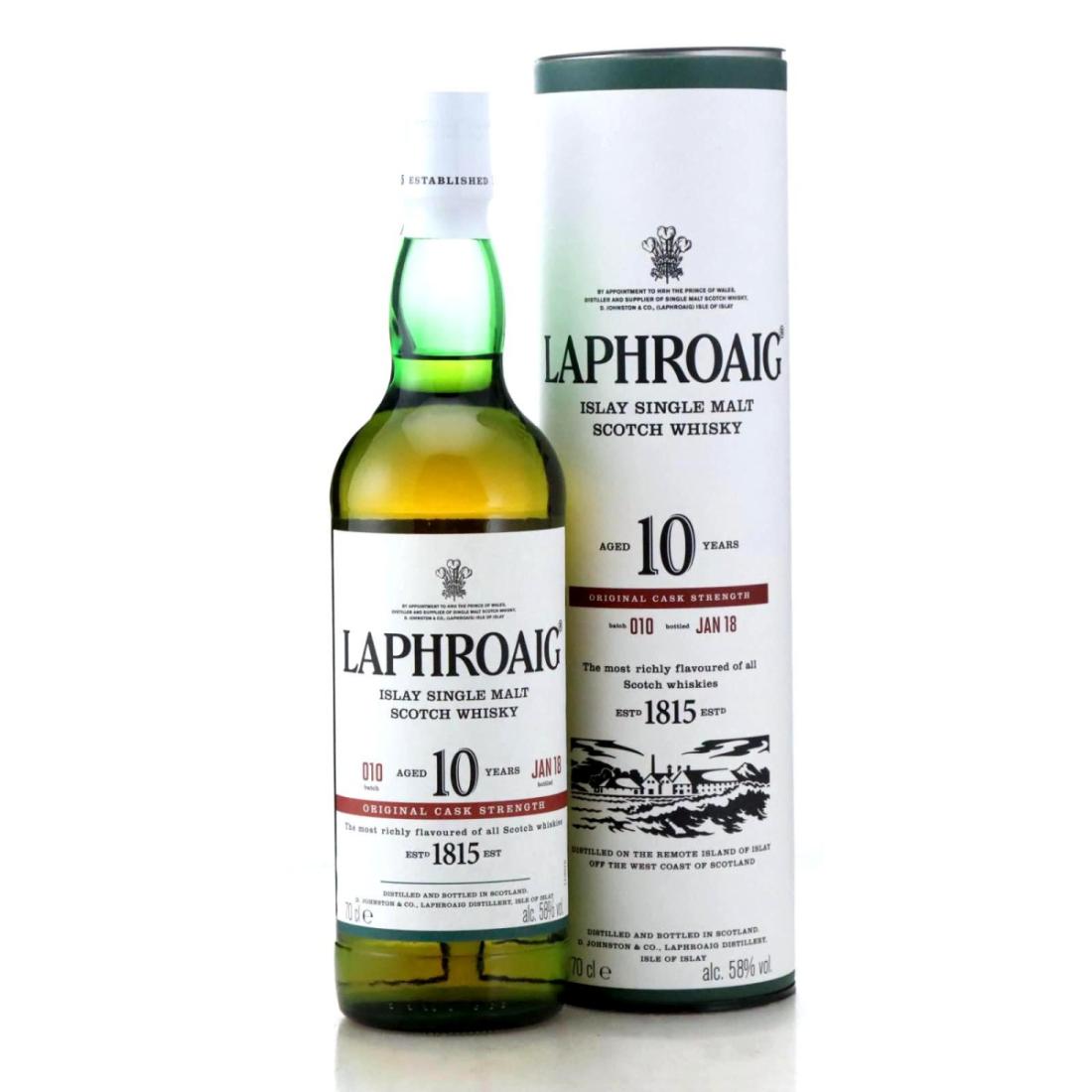 Laphroaig 10 Year Old Original Cask Strength Batch 010 Whisky 