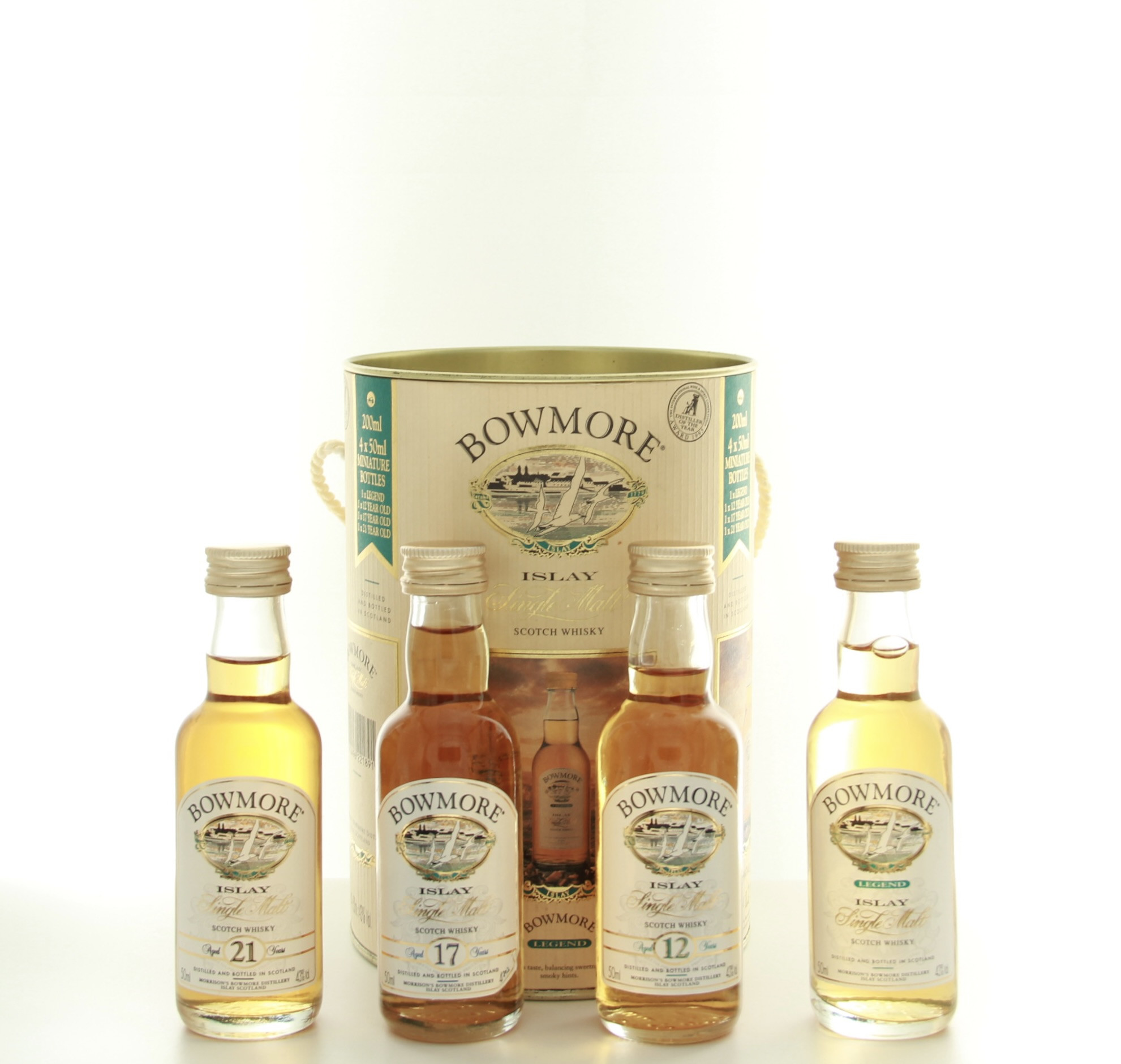 Bowmore Miniature Collection â Bowmore whisky bottle